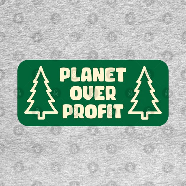 Planet Over Profit - Climate Change Socialist by Football from the Left